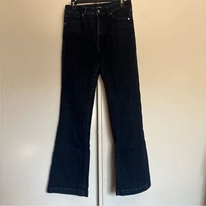 Express Women's Dark Blue Boot Jeans